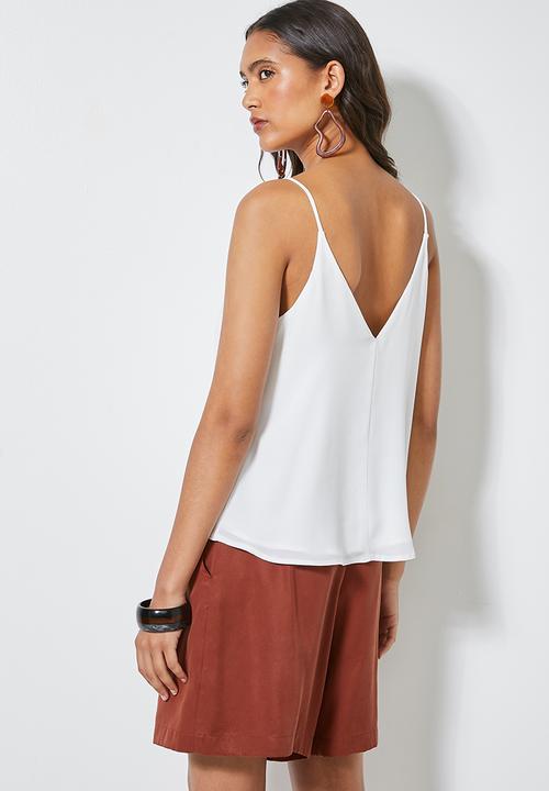 Superbalist - Basic woven cami - white