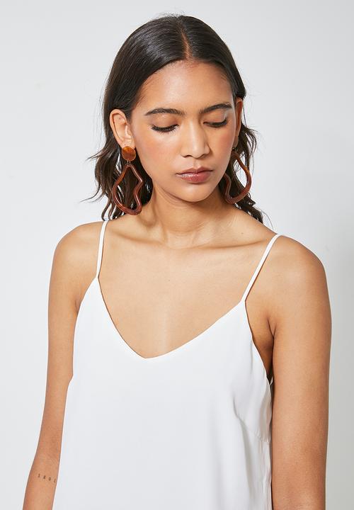 Superbalist - Basic woven cami - white
