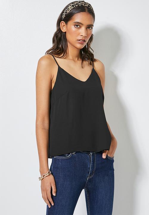 Superbalist - Basic woven cami - black