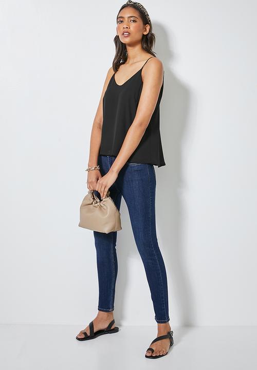 Superbalist - Basic woven cami - black