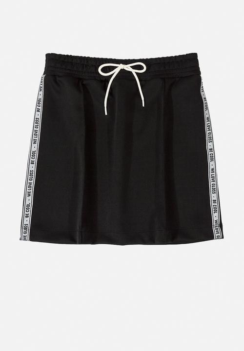 Gloss - Neoprene skirt - black