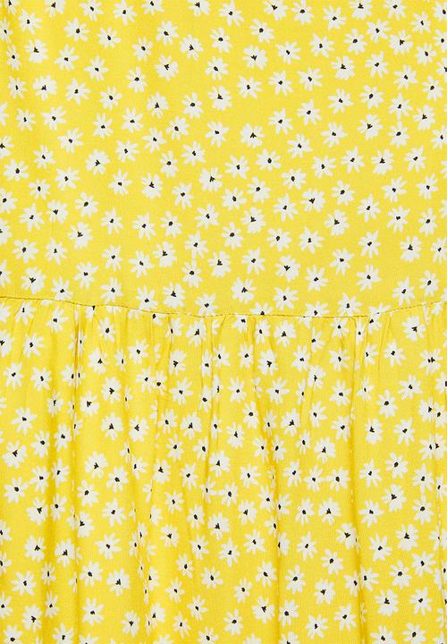 Superbalist - Sleeveless tiered dress - yellow