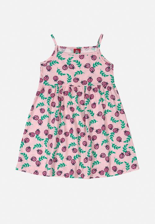 Bee Loop - Girls multi printed dress - lilac