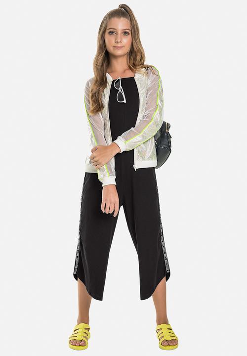 Gloss - Woven windbreacker jacket - white