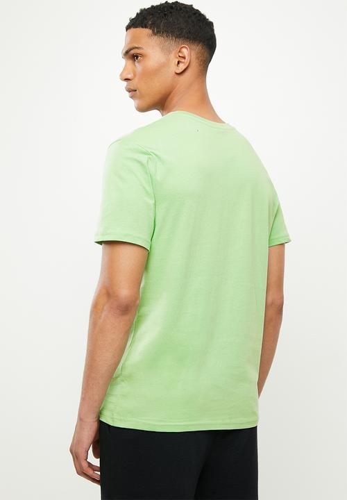 KAPPA - Authentic estessi tee - green/white