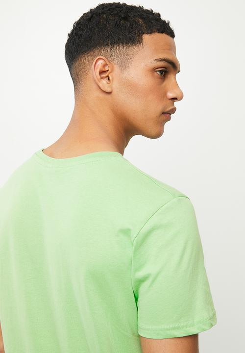 KAPPA - Authentic estessi tee - green/white