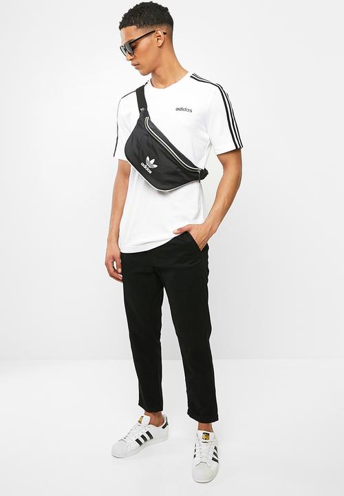 adidas Performance - E 3s tee - white/black
