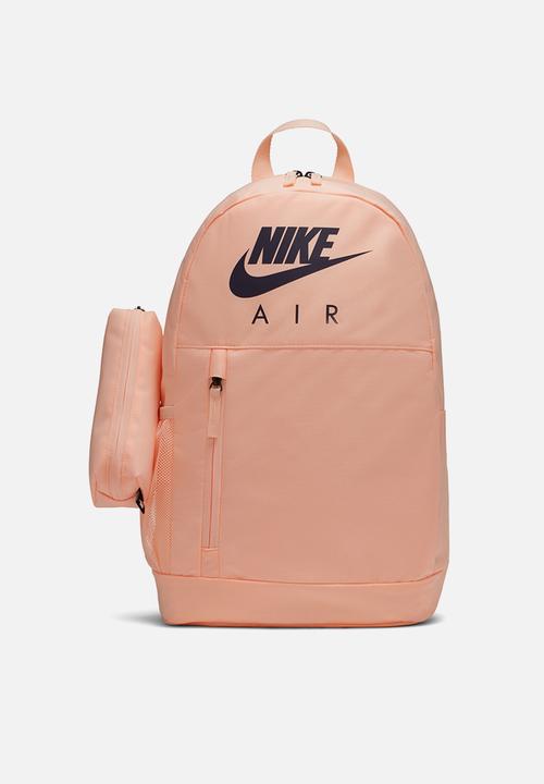 peach nike bag