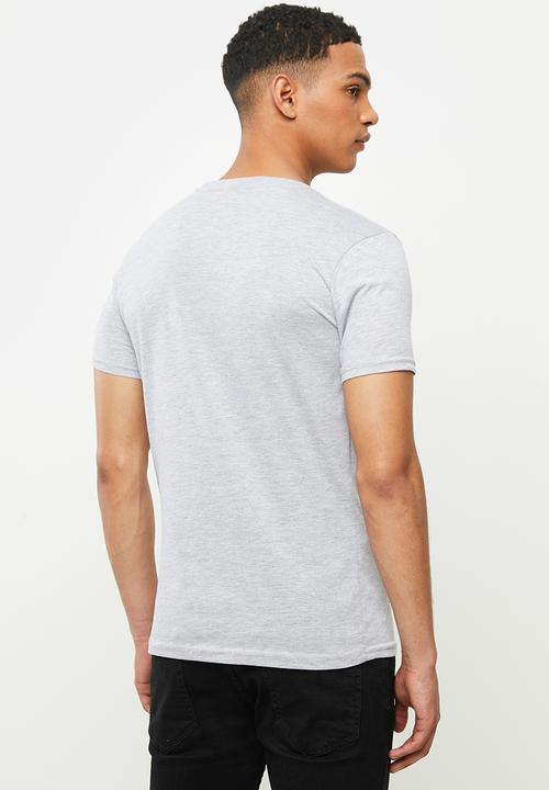 SOVIET - Winwood slim fit s/slv crew neck tee - oyster
