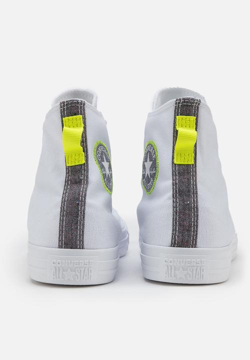 Converse - Chuck Taylor All Star renew cotton - white/lemon venom/black