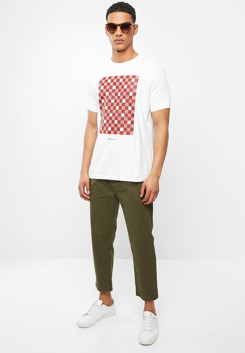 Ben Sherman - Board tee - white