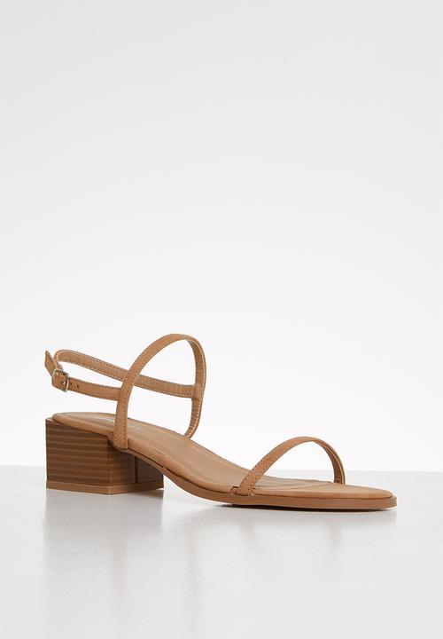 Superbalist - Tamryn block mule - biege