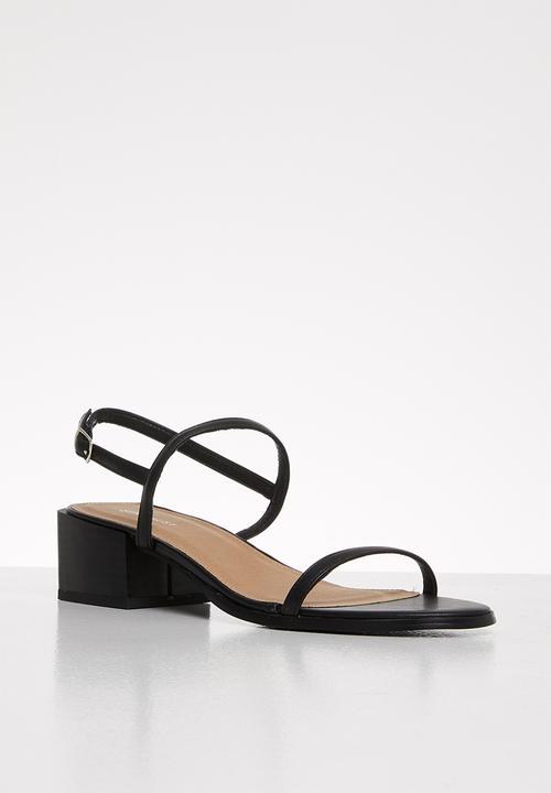 Superbalist - Tamryn block mule - black