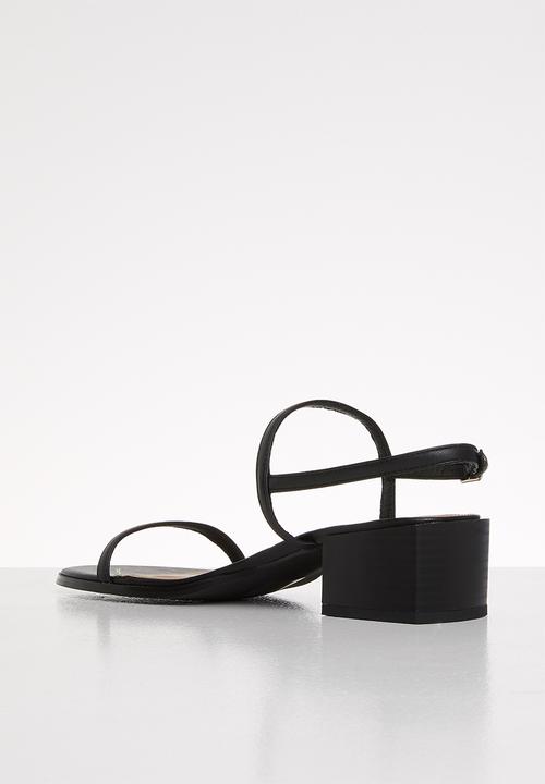 Superbalist - Tamryn block mule - black