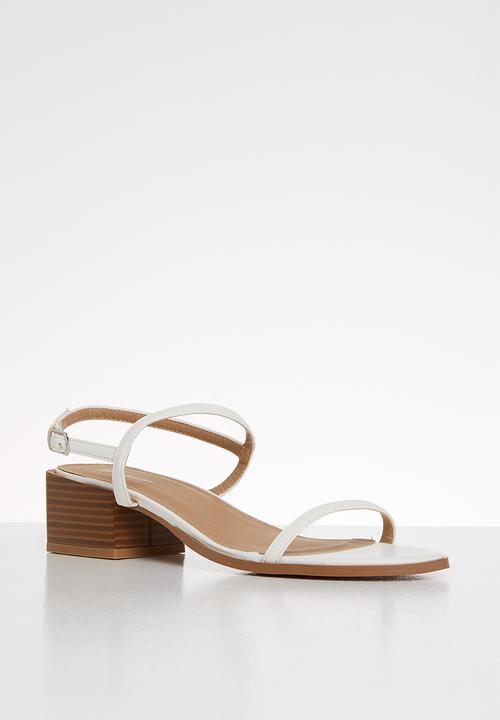 Superbalist - Tamryn block mule - white