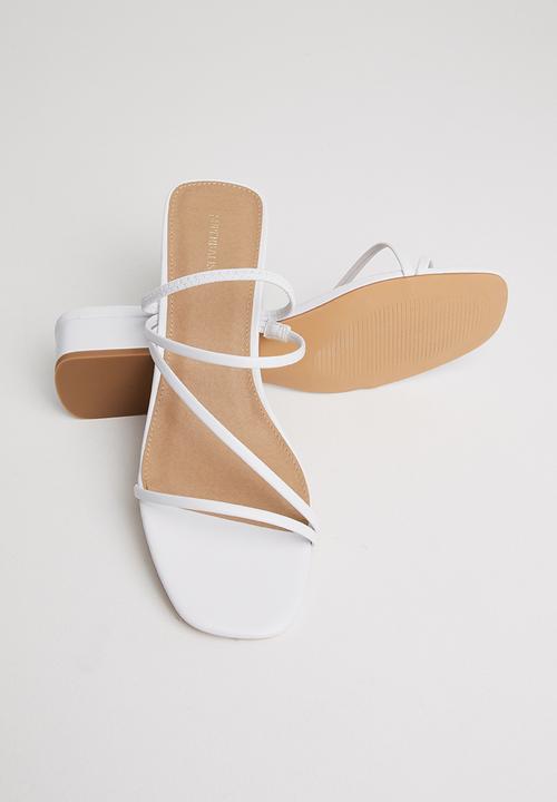 Superbalist - Shola mule heel - white