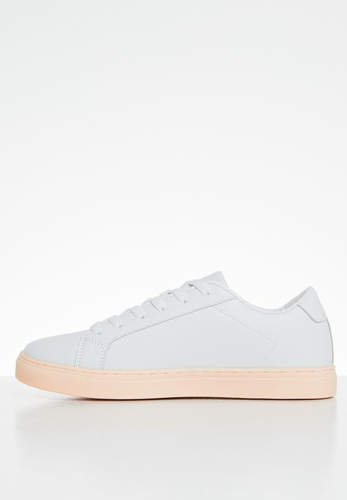 Urban - Minimalist sneaker - white & pink