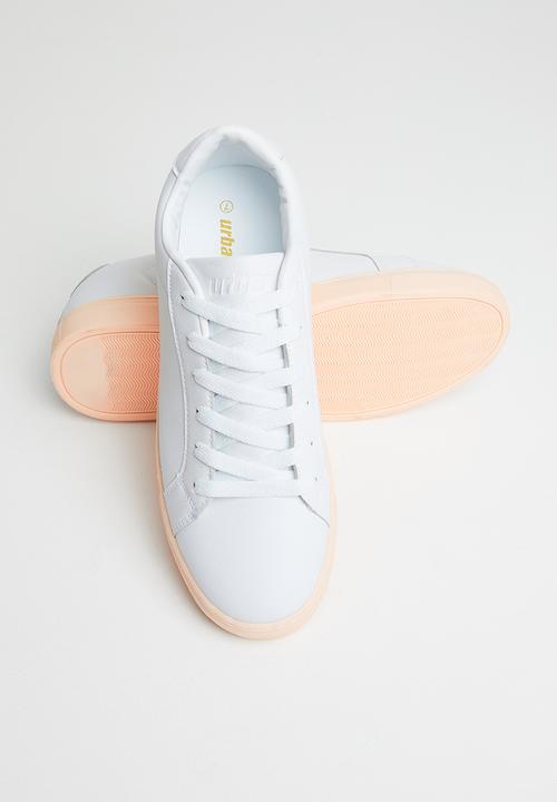 Urban - Minimalist sneaker - white & pink