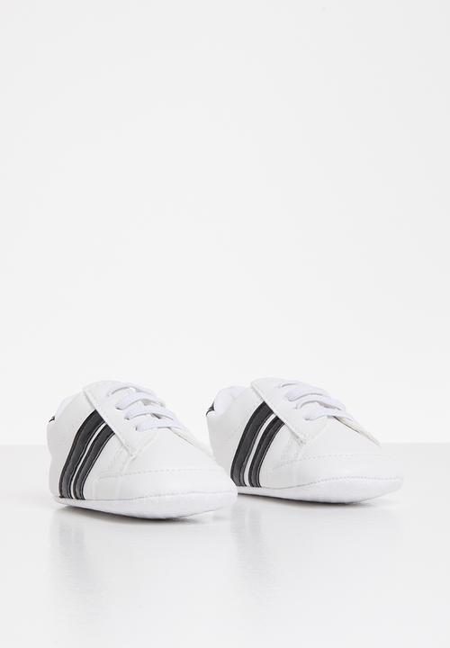 Pop Candy - Boys soft sneaker - white/black