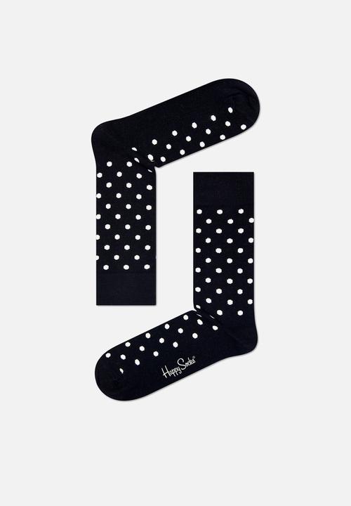 Happy Socks - 4-pack black and white socks gift set - black & white