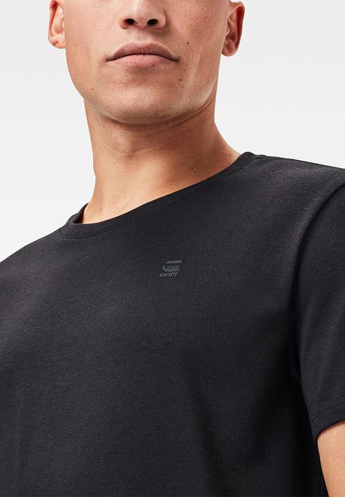 G-STAR - Base htr r short sleeve 2 pack tee - black