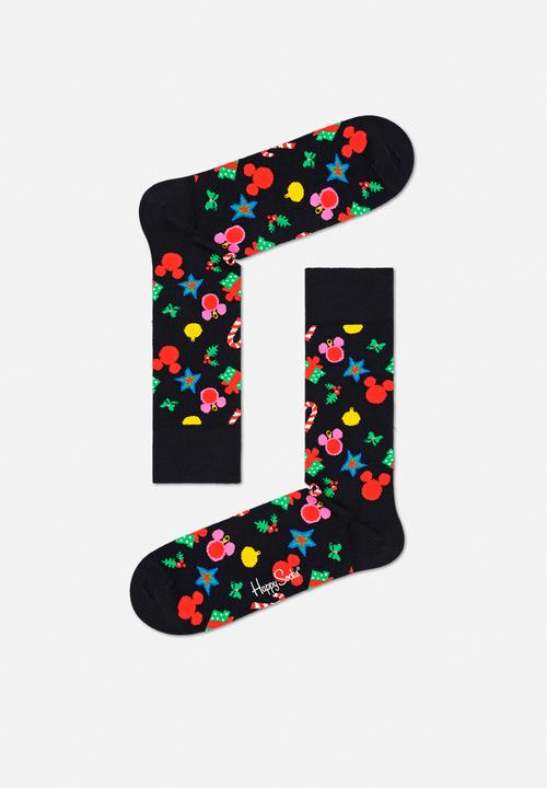 Happy Socks - 4-pack disney holiday gift set - black/red