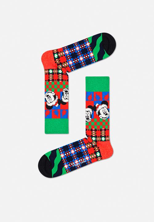 Happy Socks - 4-pack disney holiday gift set - black/red