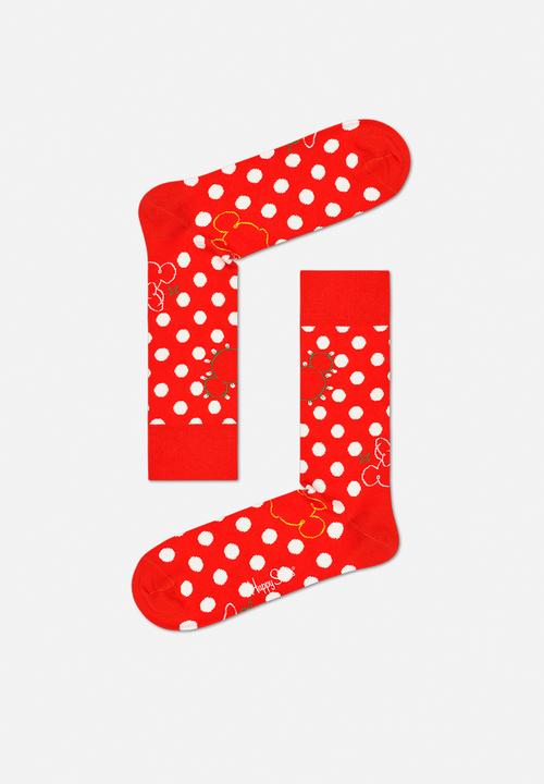 Happy Socks - 4-pack disney holiday gift set - black/red