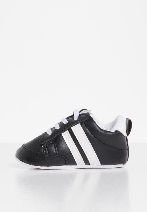 Pop Candy - Boys soft sneaker - black/white