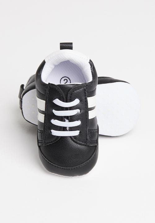 Pop Candy - Boys soft sneaker - black/white
