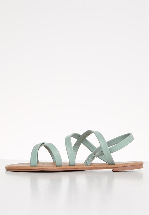 Cotton On - Lucy strappy slingback sandal - green