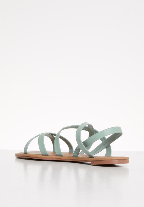 Cotton On - Lucy strappy slingback sandal - green