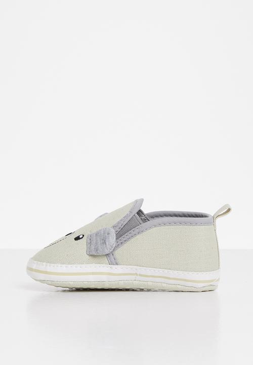 Pop Candy - Bear slip on - oatmeal