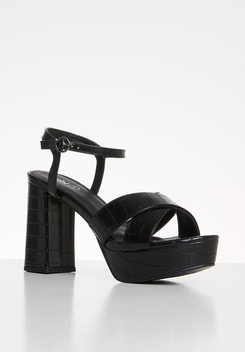 Cotton On - Esther platform heel - black 