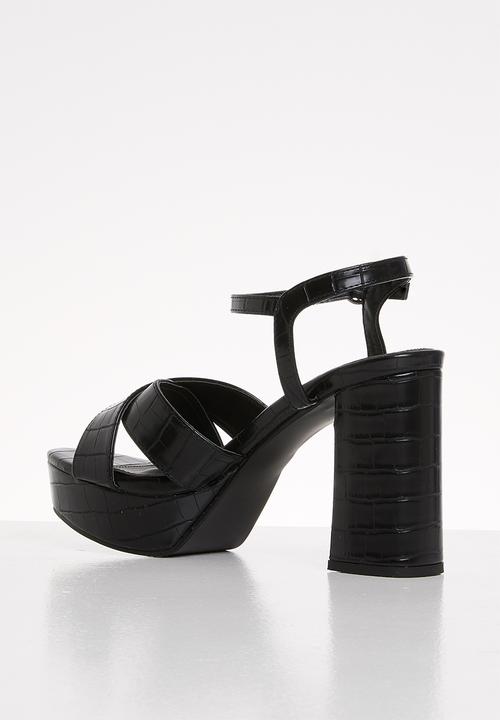 Cotton On - Esther platform heel - black 
