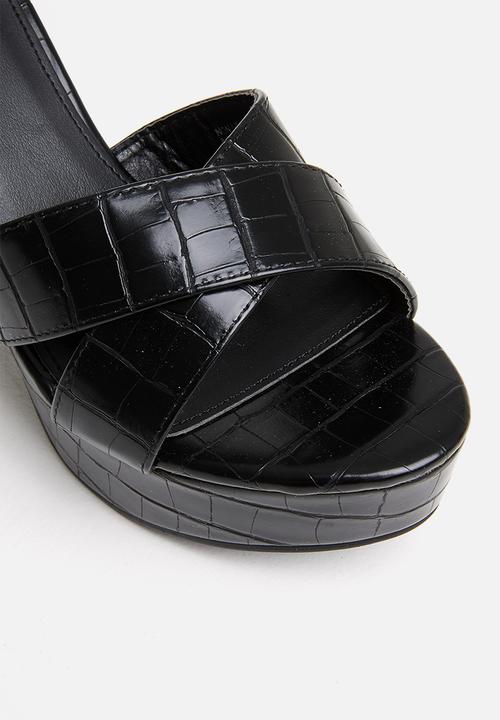 Cotton On - Esther platform heel - black 
