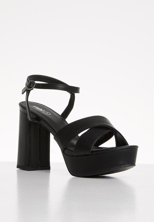 Cotton On - Esther platform heel - black 