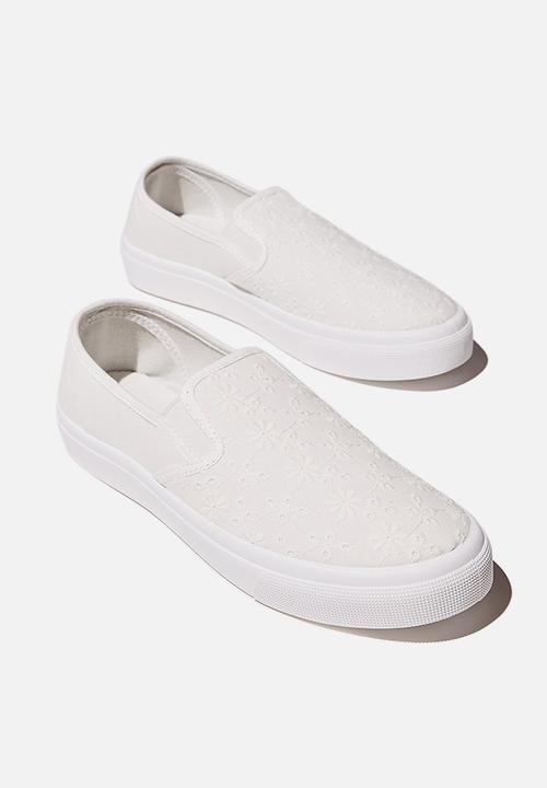 Cotton On - Harper slip on - white 