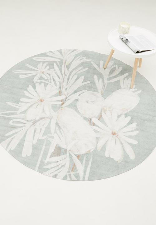Hertex Haus - Spring rug - blue
