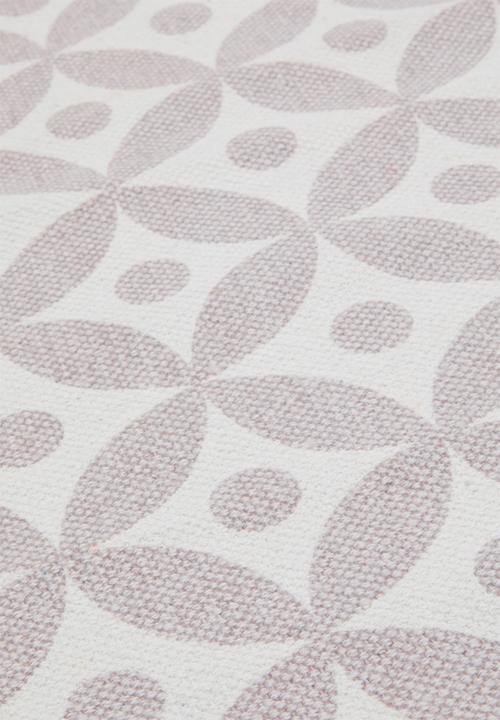 Sixth Floor - Aurora cotton printed bath mat - lilac