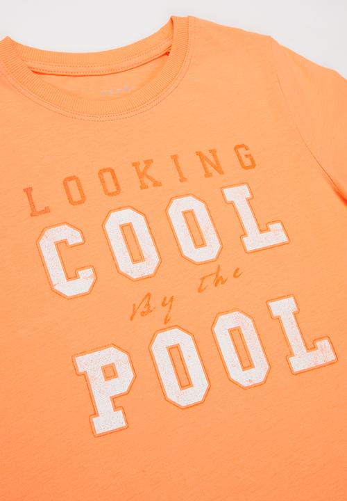 Name It - Victor short sleeve tee - orange