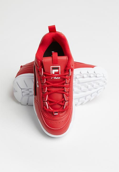 FILA - Disruptor 2 logo reveal sneakers - red