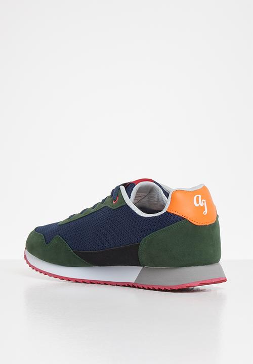 Aca Joe - Retro trainer - forest green/ navy