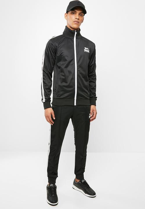 Lonsdale - Tracksuit - black & White