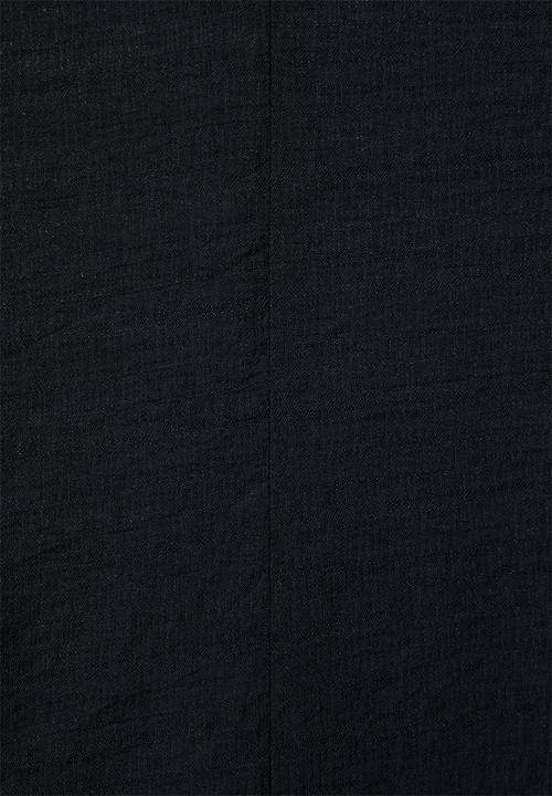 edit - Deep v-neck longline tunic blouse - black