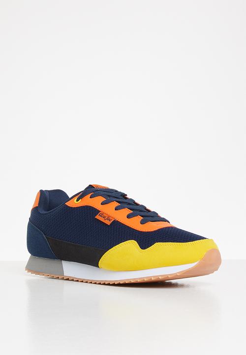 Aca Joe - Retro trainer - navy/yellow/navy