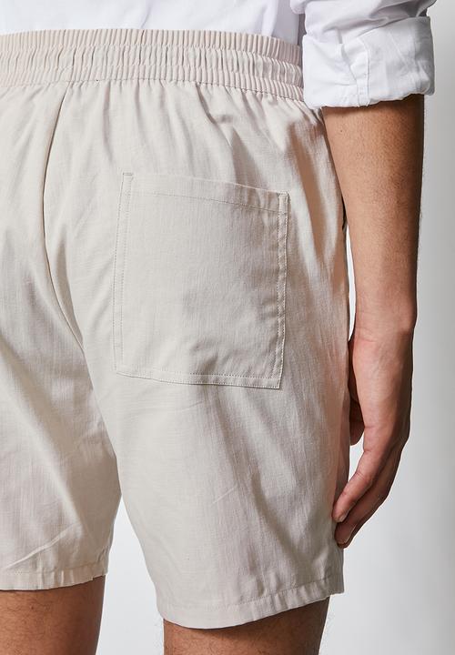 Superbalist - Summer chino short with elastic waistband - grey