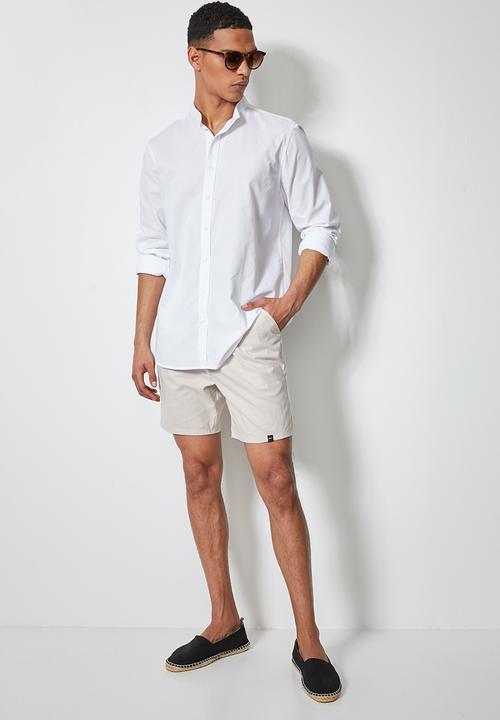 Superbalist - Summer chino short with elastic waistband - grey