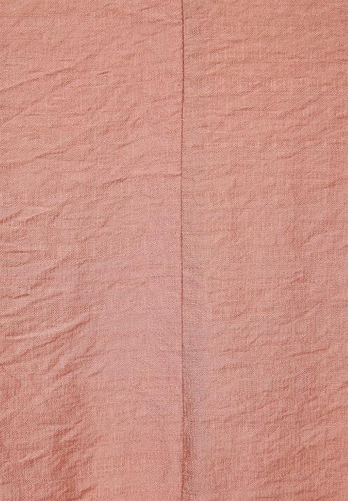 edit - Deep v-neck longline tunic blouse - dusty pink