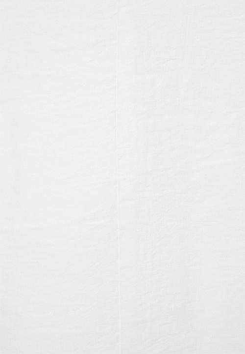 edit - Deep v-neck longline tunic blouse - milk